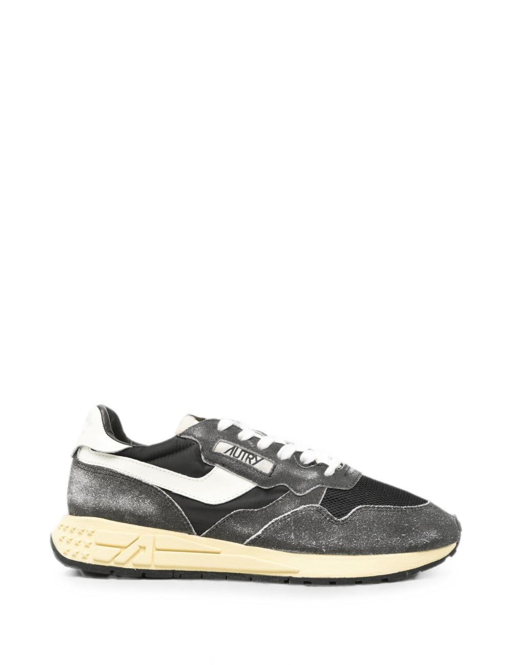 Sneakers basse reelwind in nero e grigio 
