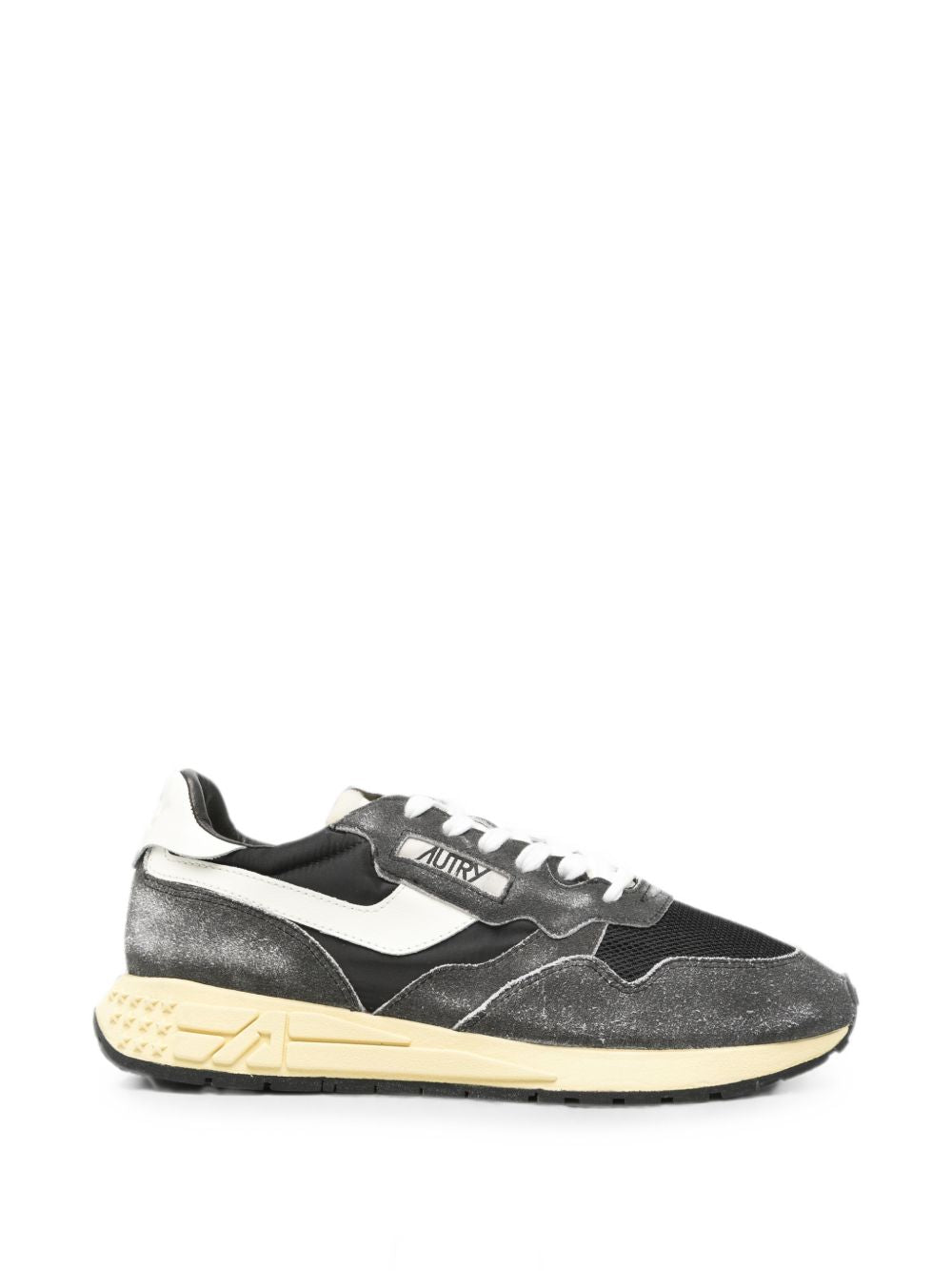 Sneakers basse reelwind in nero e grigio 