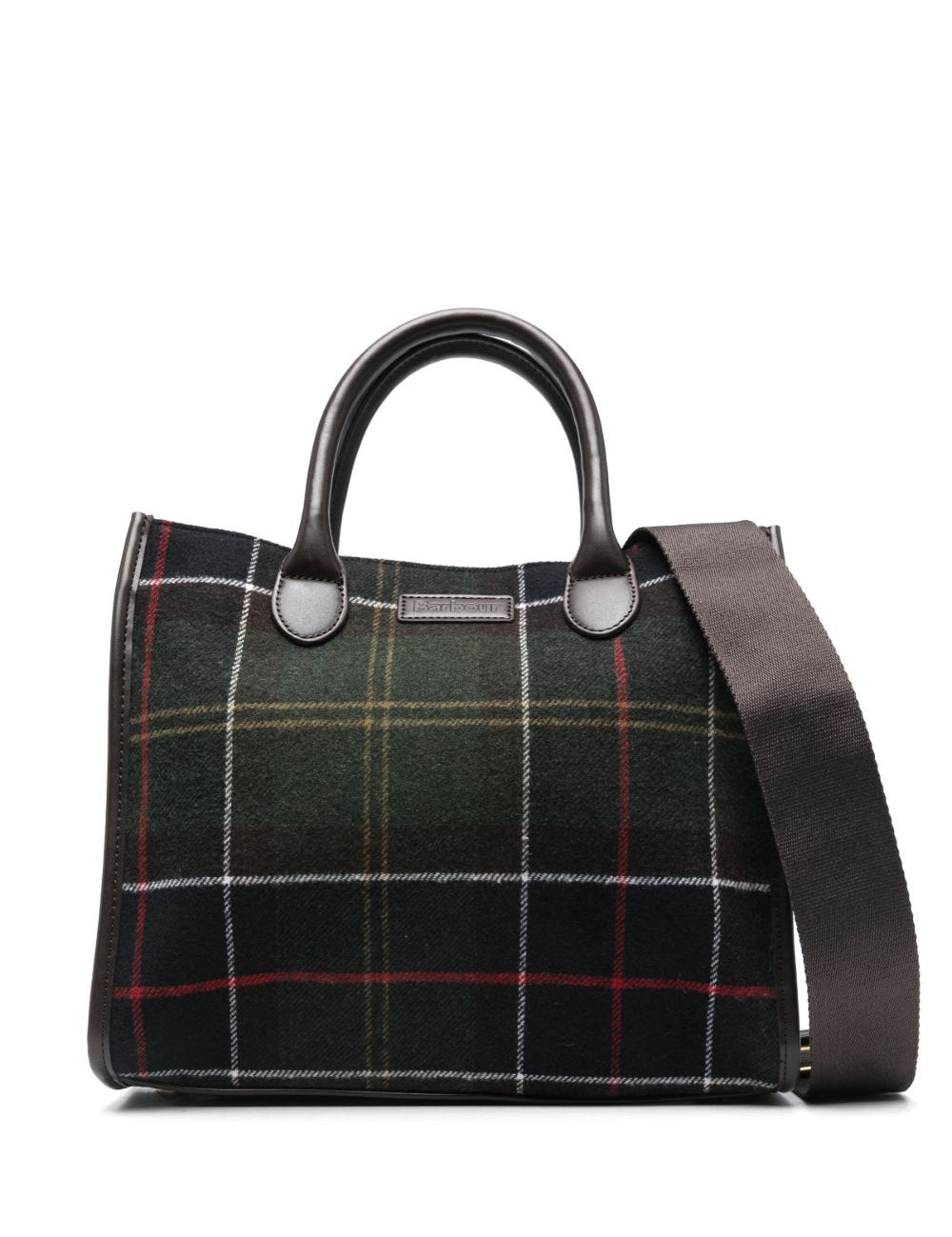 Borsa tote Barrhill in tartan multicolor 