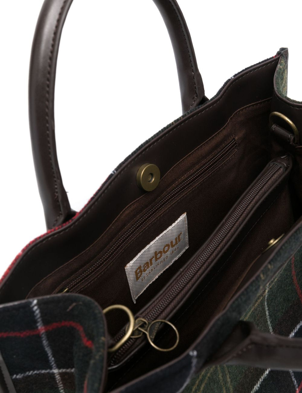 Borsa tote Barrhill in tartan multicolor 