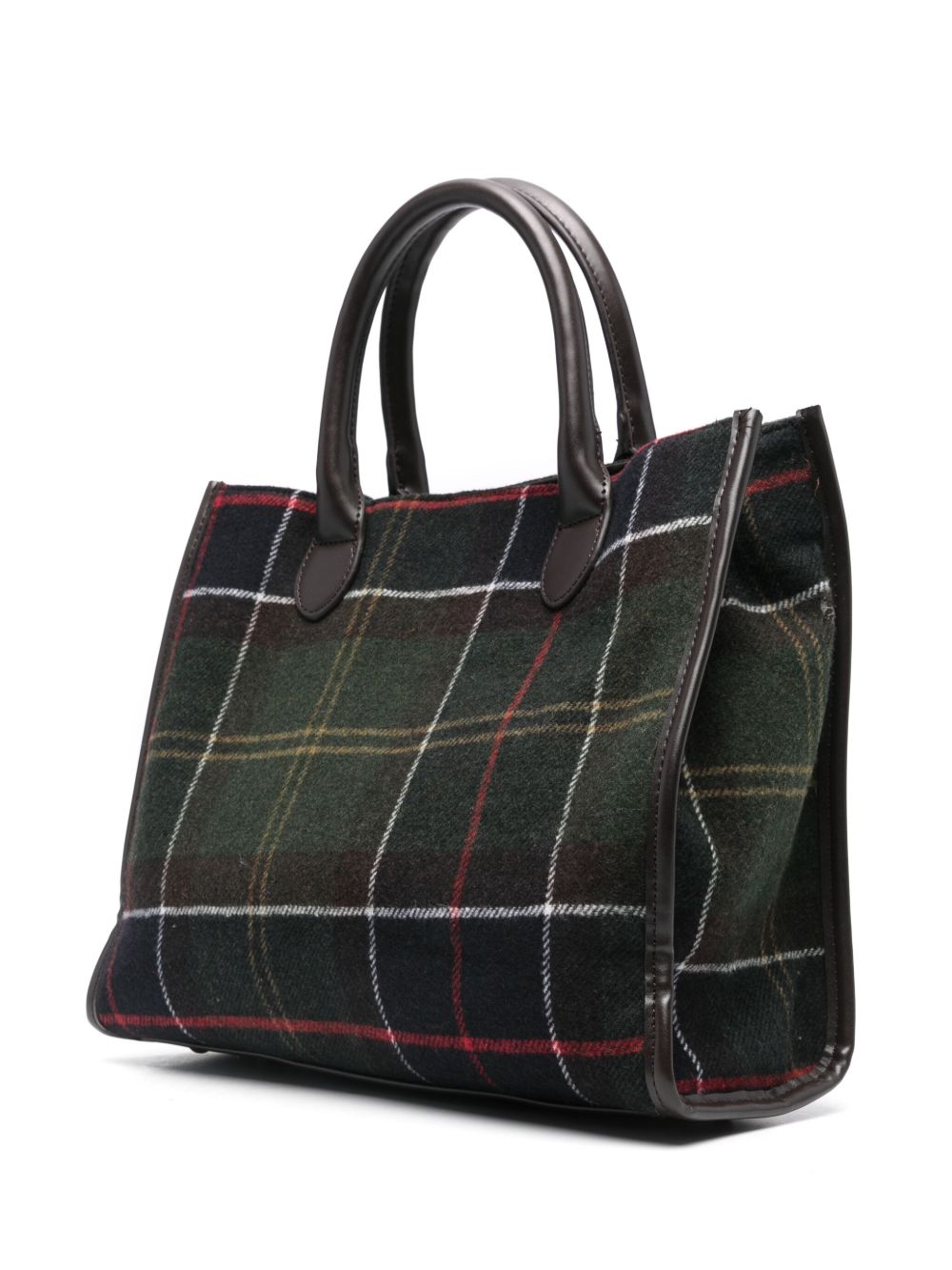 Borsa tote Barrhill in tartan multicolor 