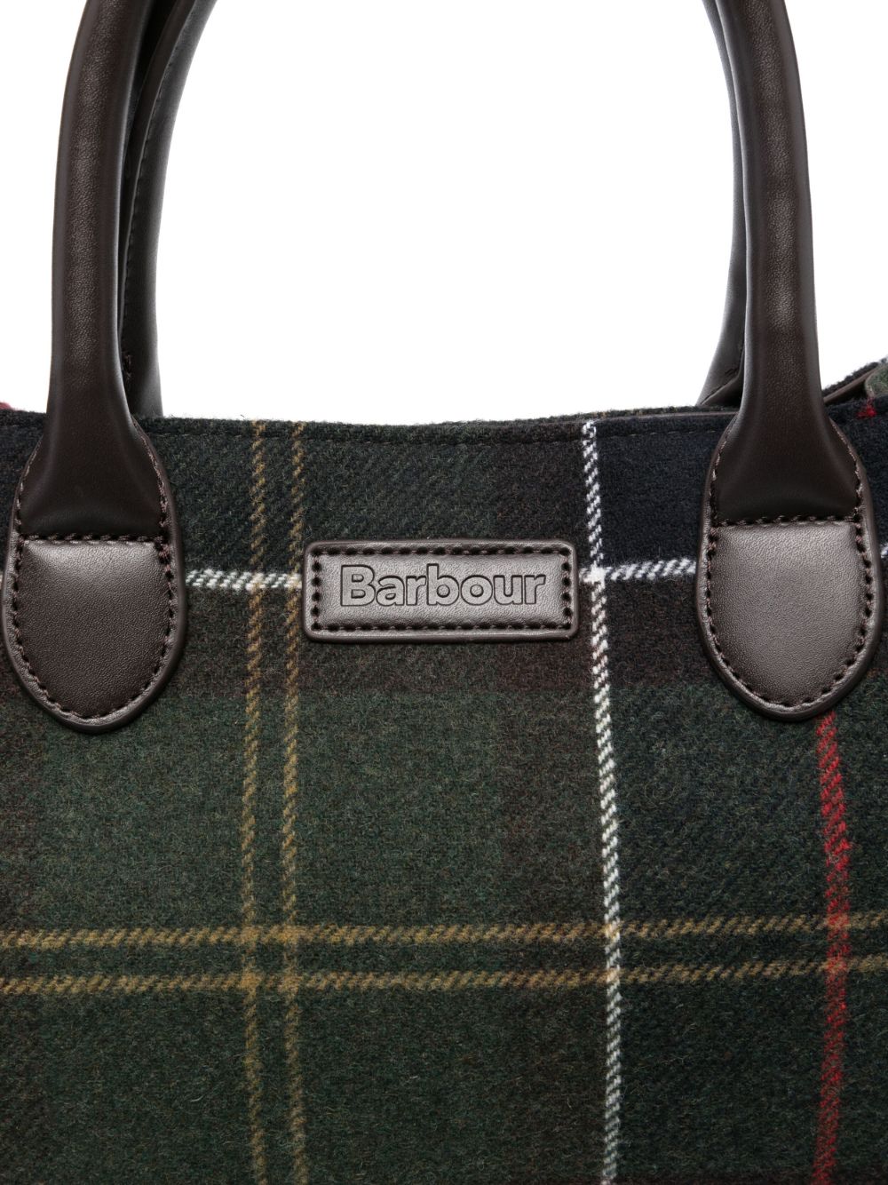 Borsa tote Barrhill in tartan multicolor 