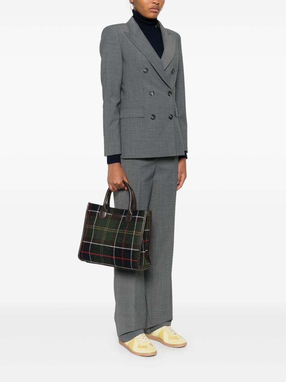 Borsa tote Barrhill in tartan multicolor 