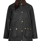 Giacca cerata Beadnell in verde 