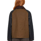 Giacca patchwork multicolor 