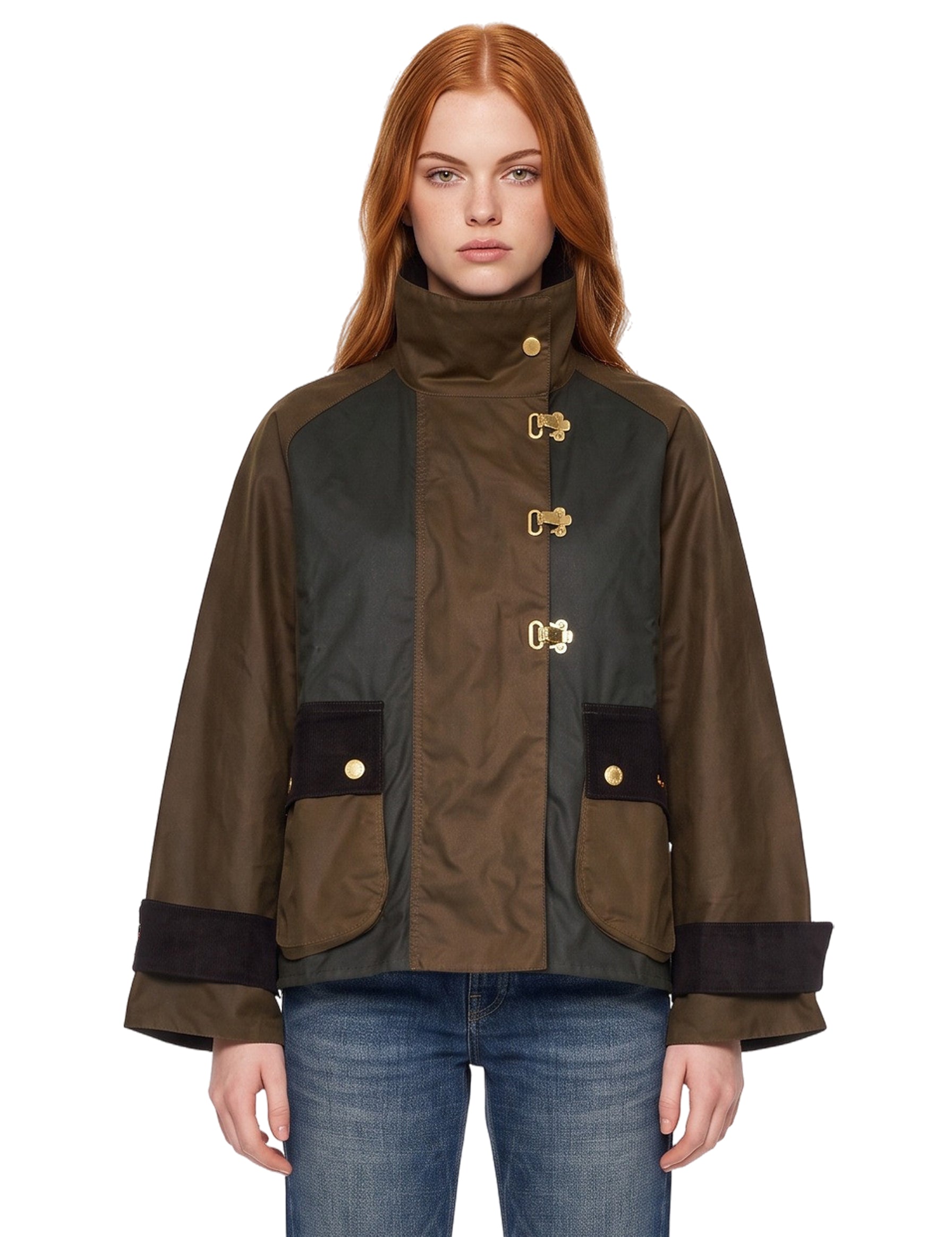 Giacca cerata Hazelwood multicolor 