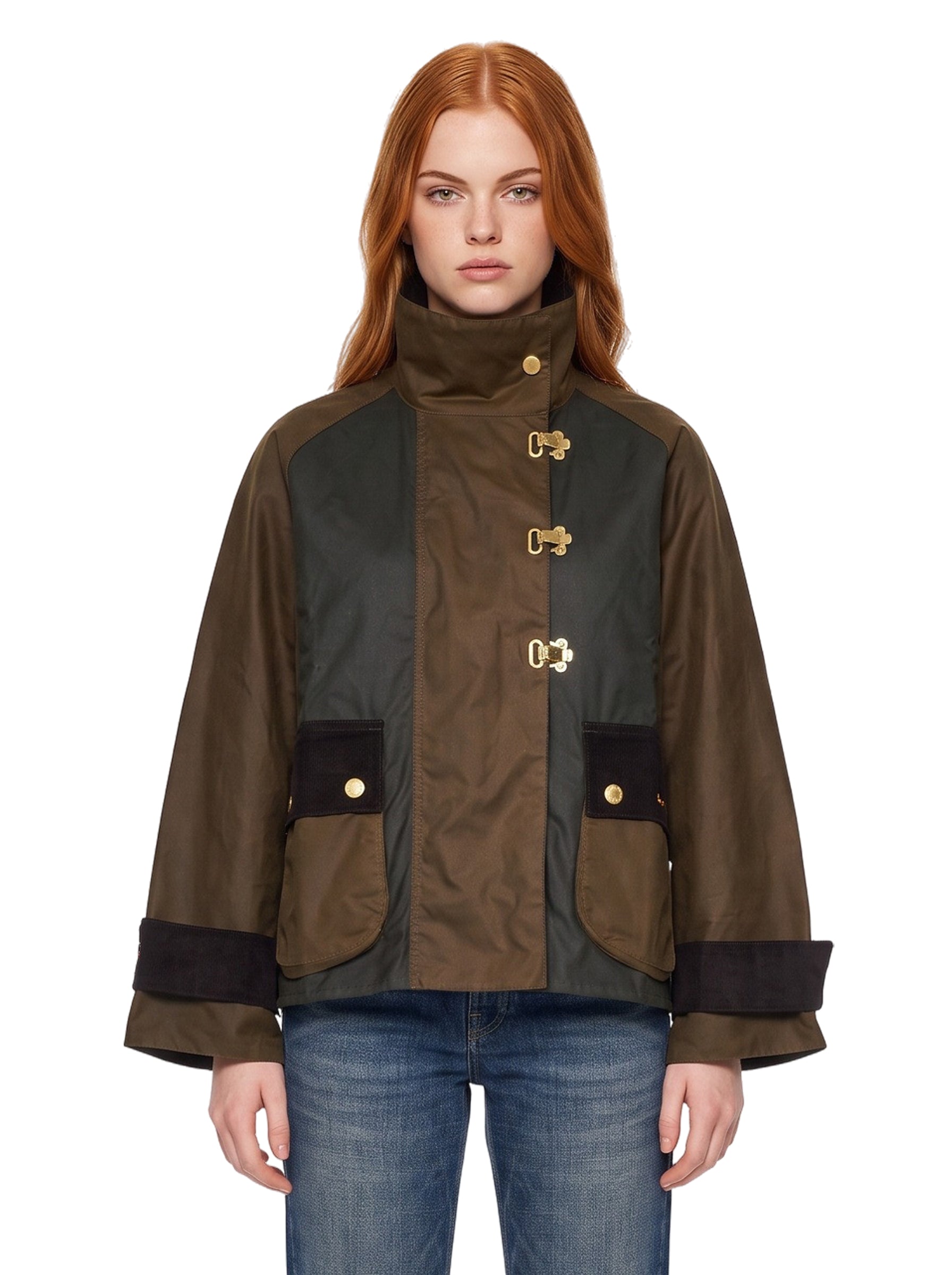 Giacca cerata Hazelwood multicolor 