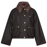 Giacca cerata Spey in marrone 