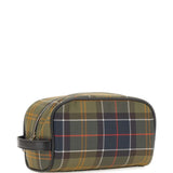 Trousse con zip tartan multicolor 