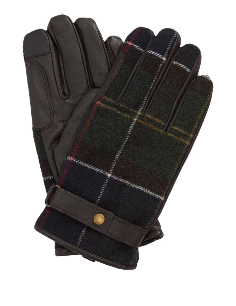 Guanti Newbrough in tartan multicolor 