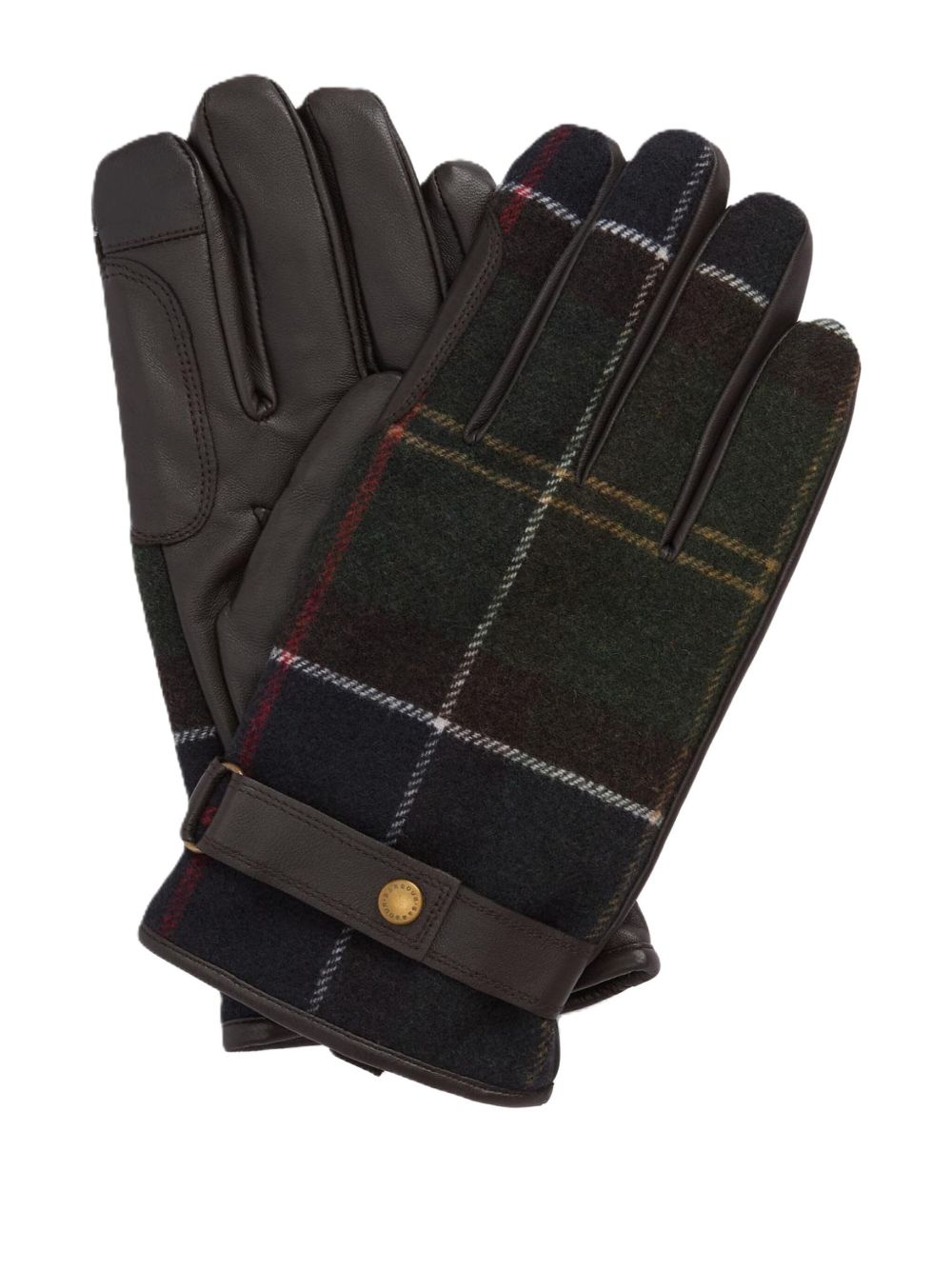 Guanti Newbrough in tartan multicolor 
