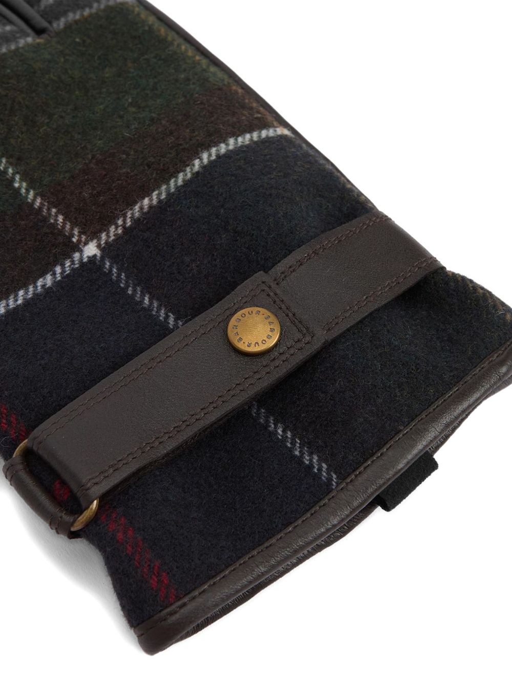 Guanti Newbrough in tartan multicolor 