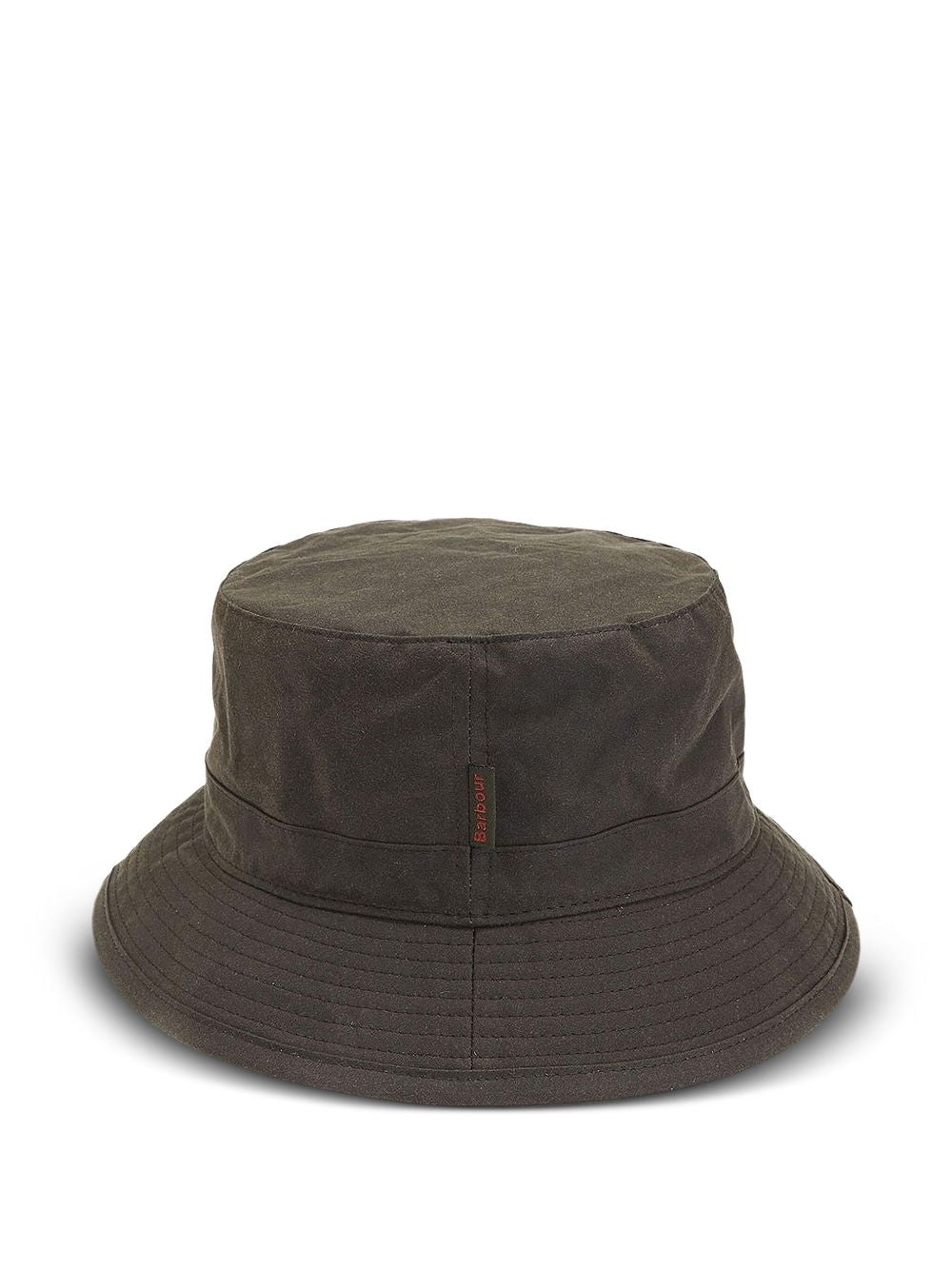 Cappello bucket cerato in verde oliva 