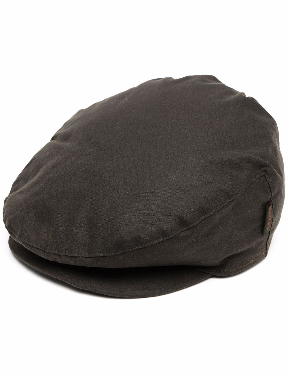 Coppola cerata Cheviot in verde oliva 