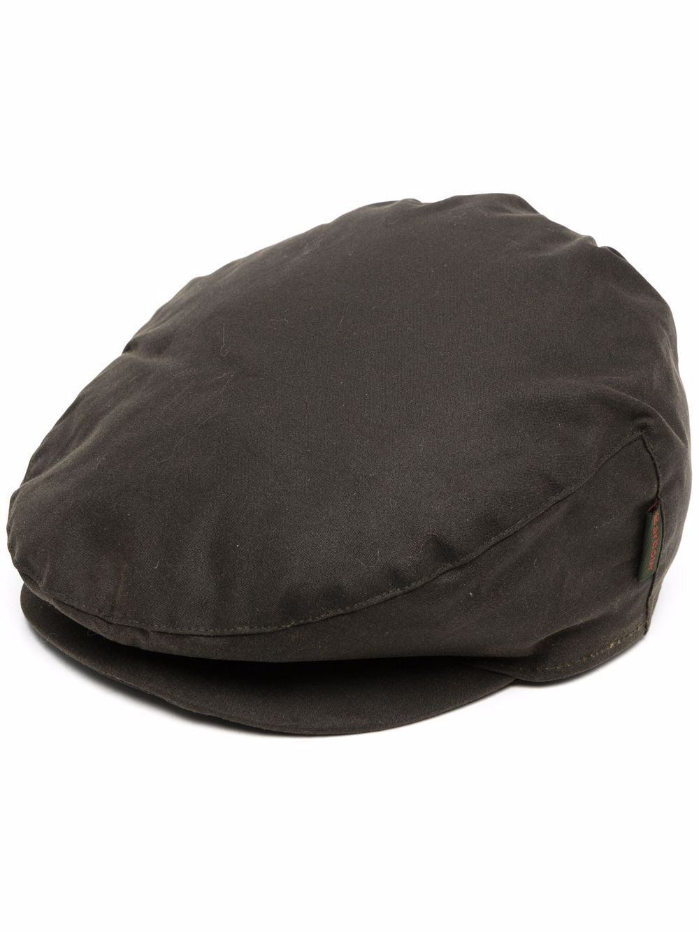 Coppola cerata Cheviot in verde oliva 