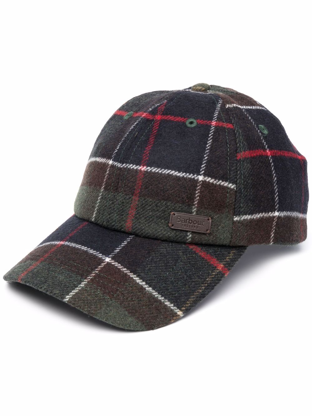 Cappellino Galingale in tartan multicolor 