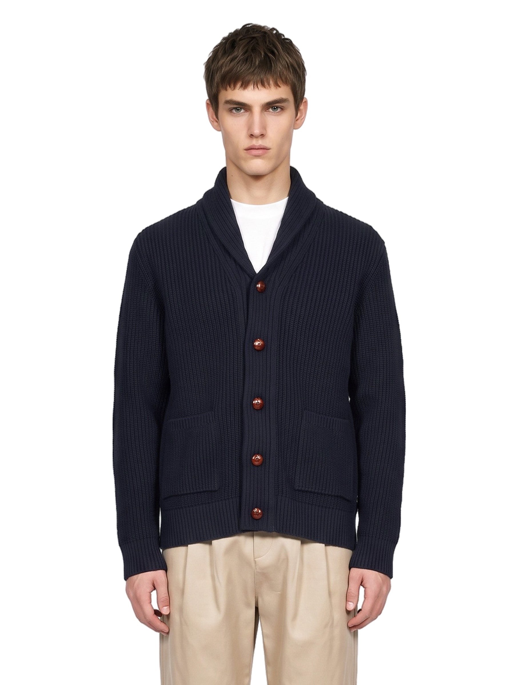 Cardigan Hartland in blu 