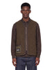 Gilet trapuntato in pile in verde