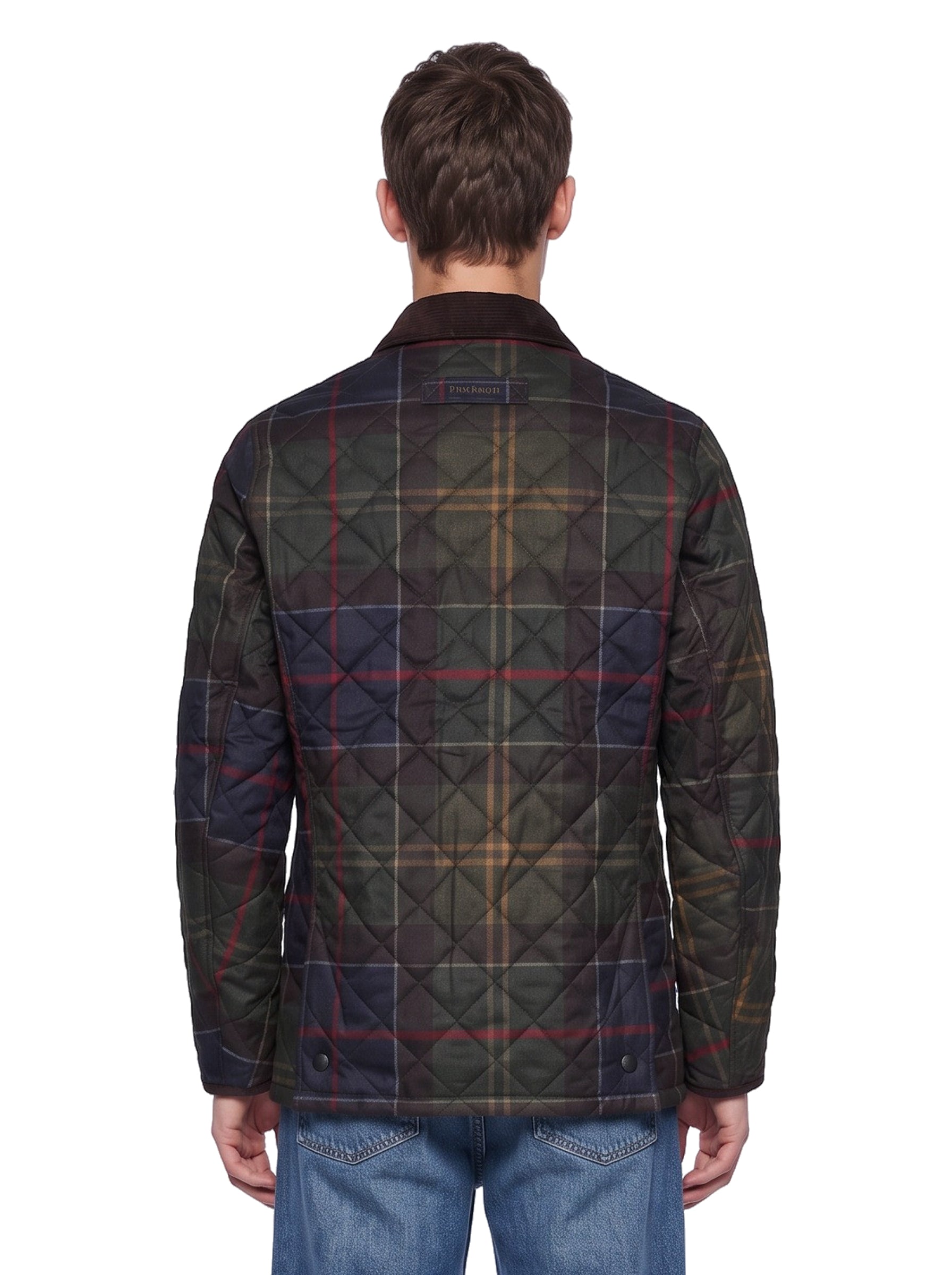 Giacca trapuntata Liddesdale in tartan 