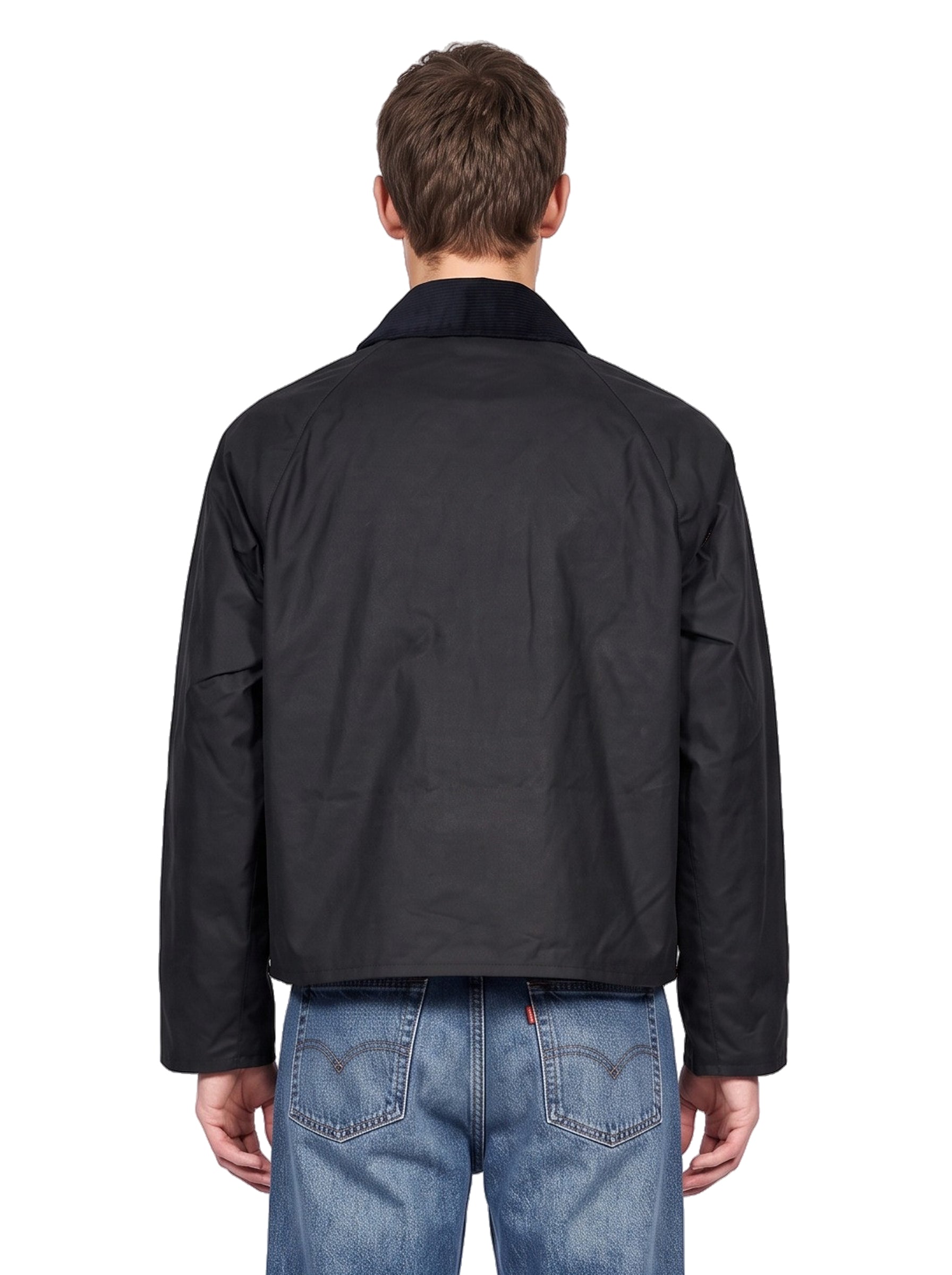 Giacca cerata Spey in blu 
