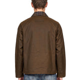 Giacca cerata Spey in marrone 