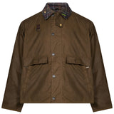 Giacca cerata Spey in marrone 