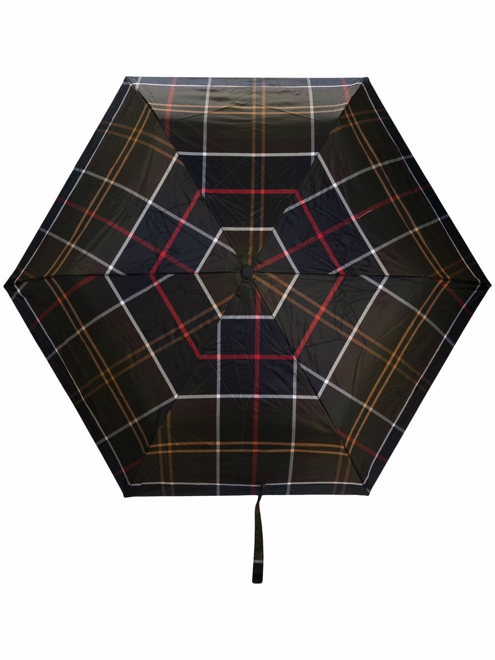 Ombrello mini in tartan multicolor 