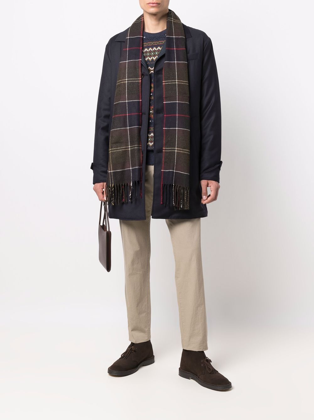 Sciarpa Galingale in tartan multicolor 