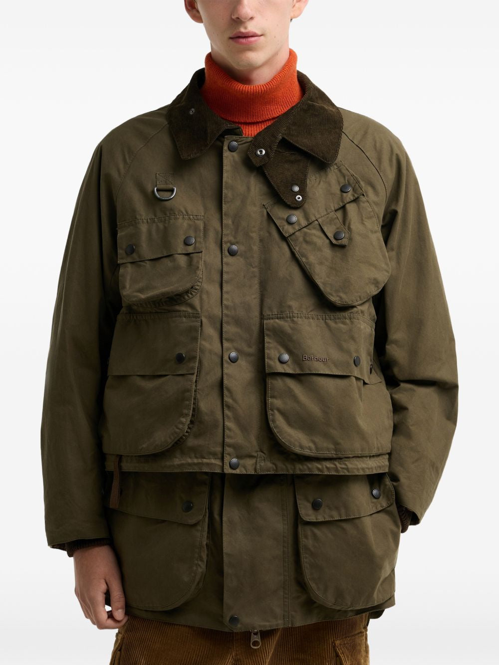 Giacca casual 3 in 1 in marrone 
