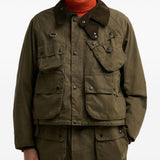Giacca casual 3 in 1 in marrone 