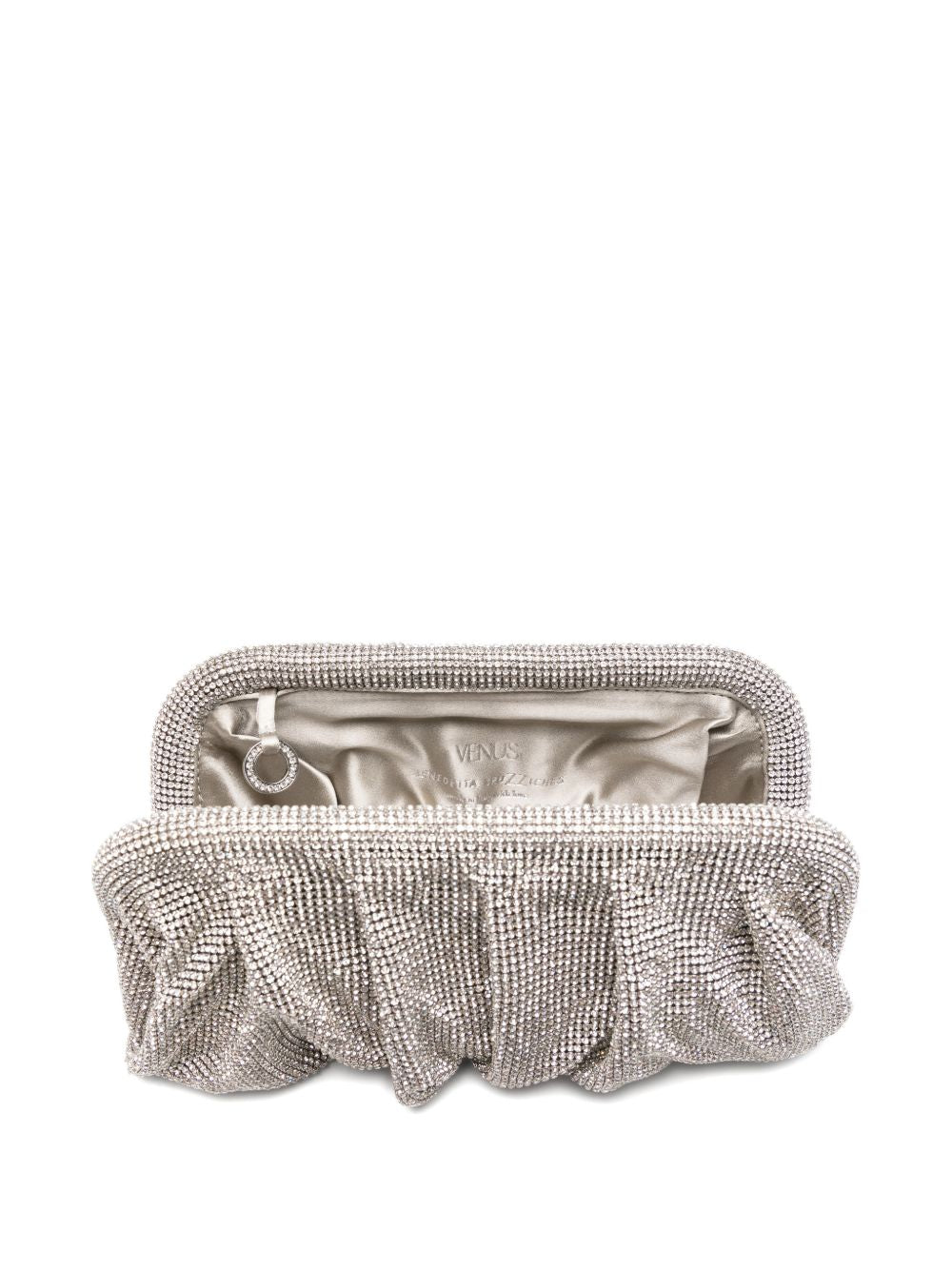 Clutch Venus con cristalli in argento 