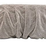 Clutch Venus con cristalli in argento 