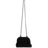 Clutch Venus La Petite in nero 