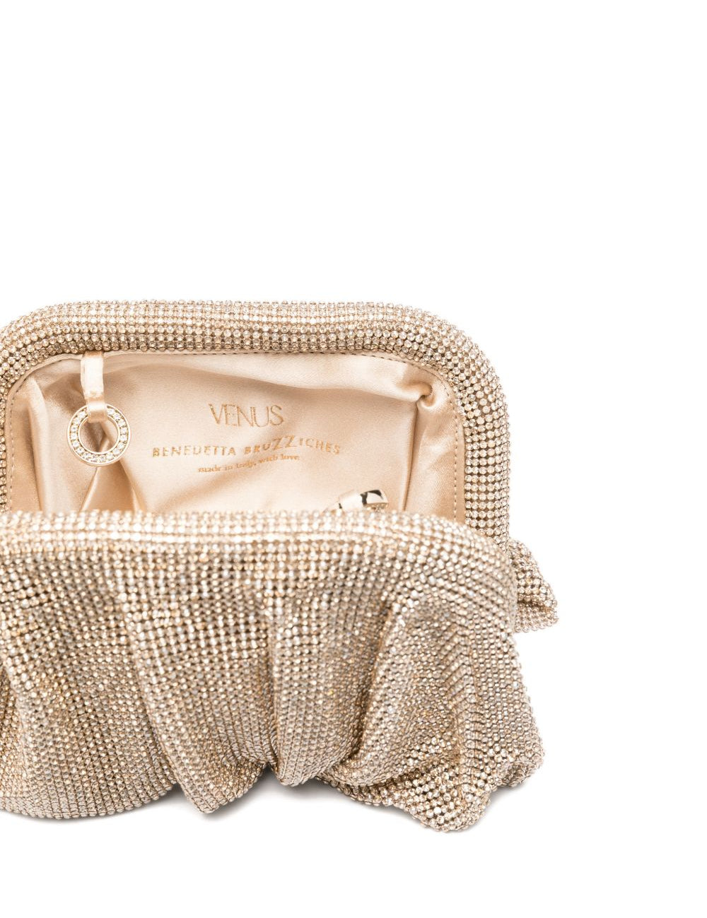Clutch Venus La Petite in oro 