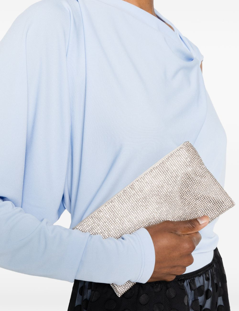 Clutch Your Best Friend La Petite in argento 