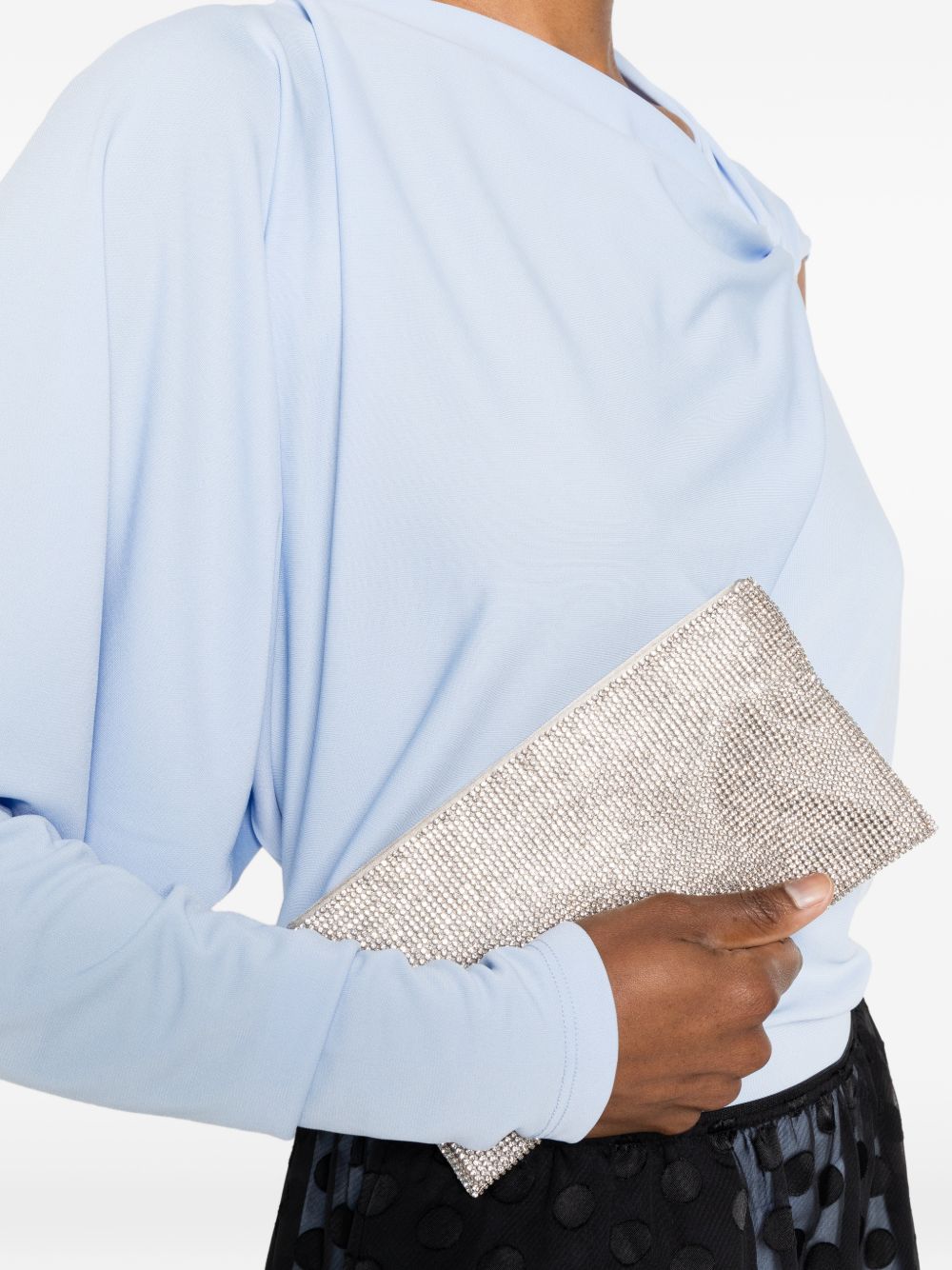 Clutch Your Best Friend La Petite in argento 