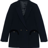 Blazer doppiopetto Resolute in blu 