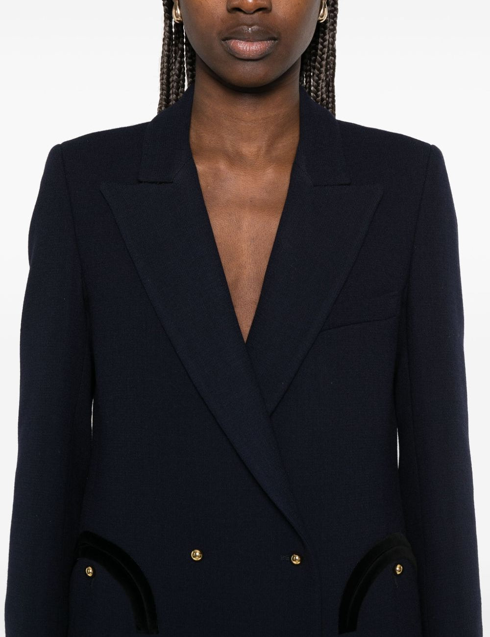 Blazer doppiopetto Resolute in blu 