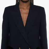 Blazer doppiopetto Resolute in blu 