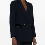 Blazer doppiopetto Resolute in blu 