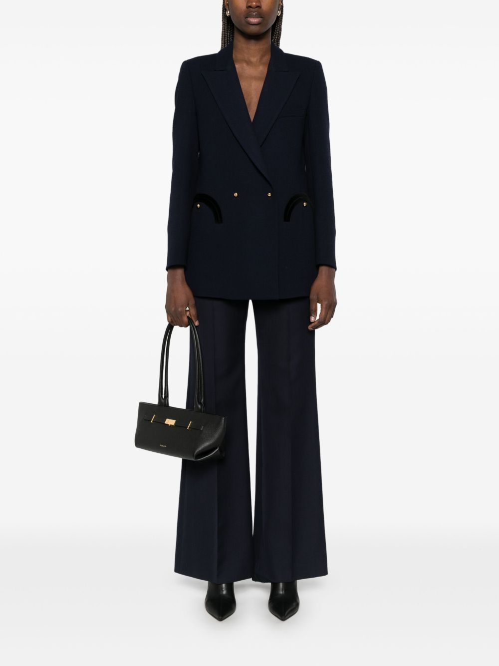 Blazer doppiopetto Resolute in blu 