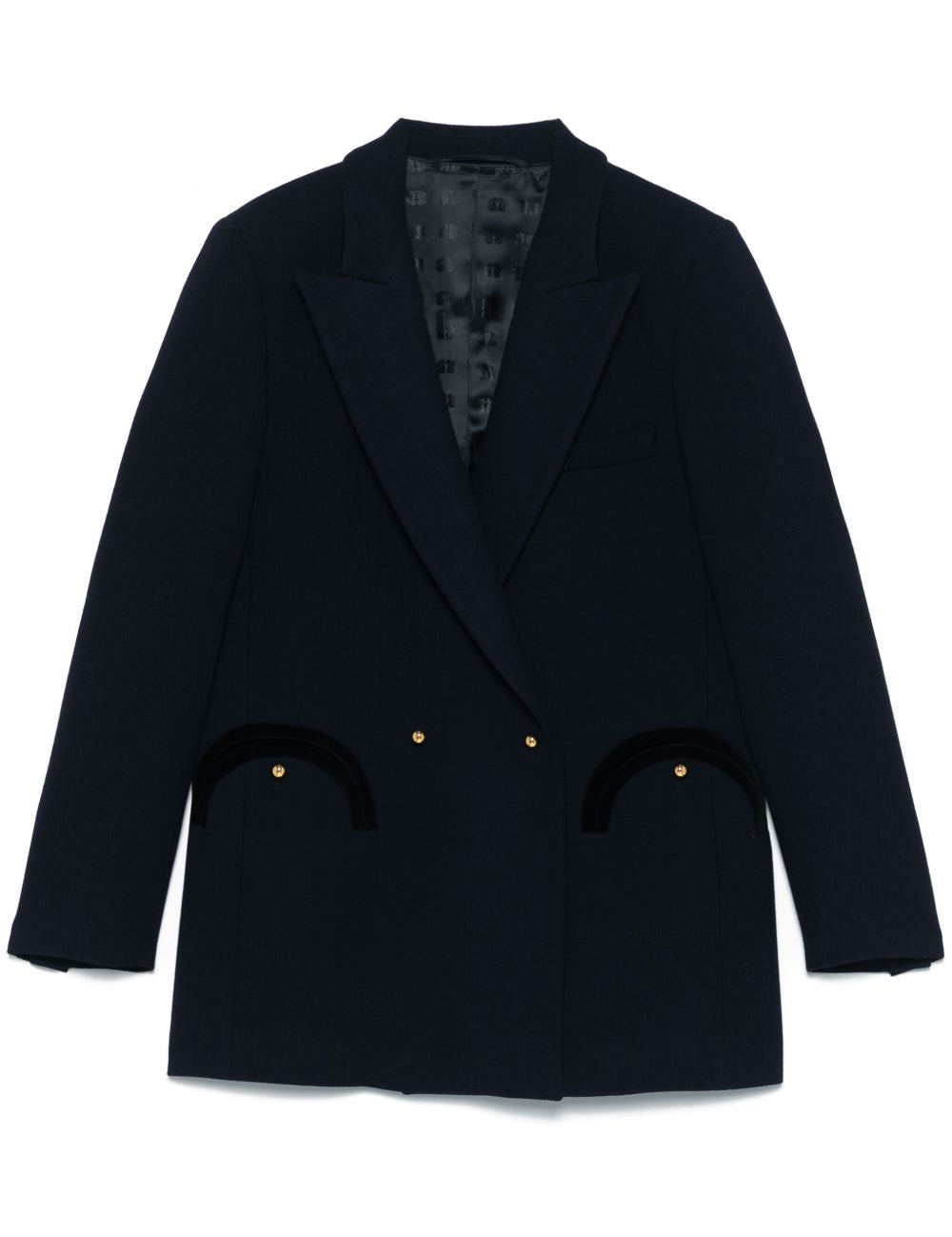 Blazer doppiopetto Resolute in blu 