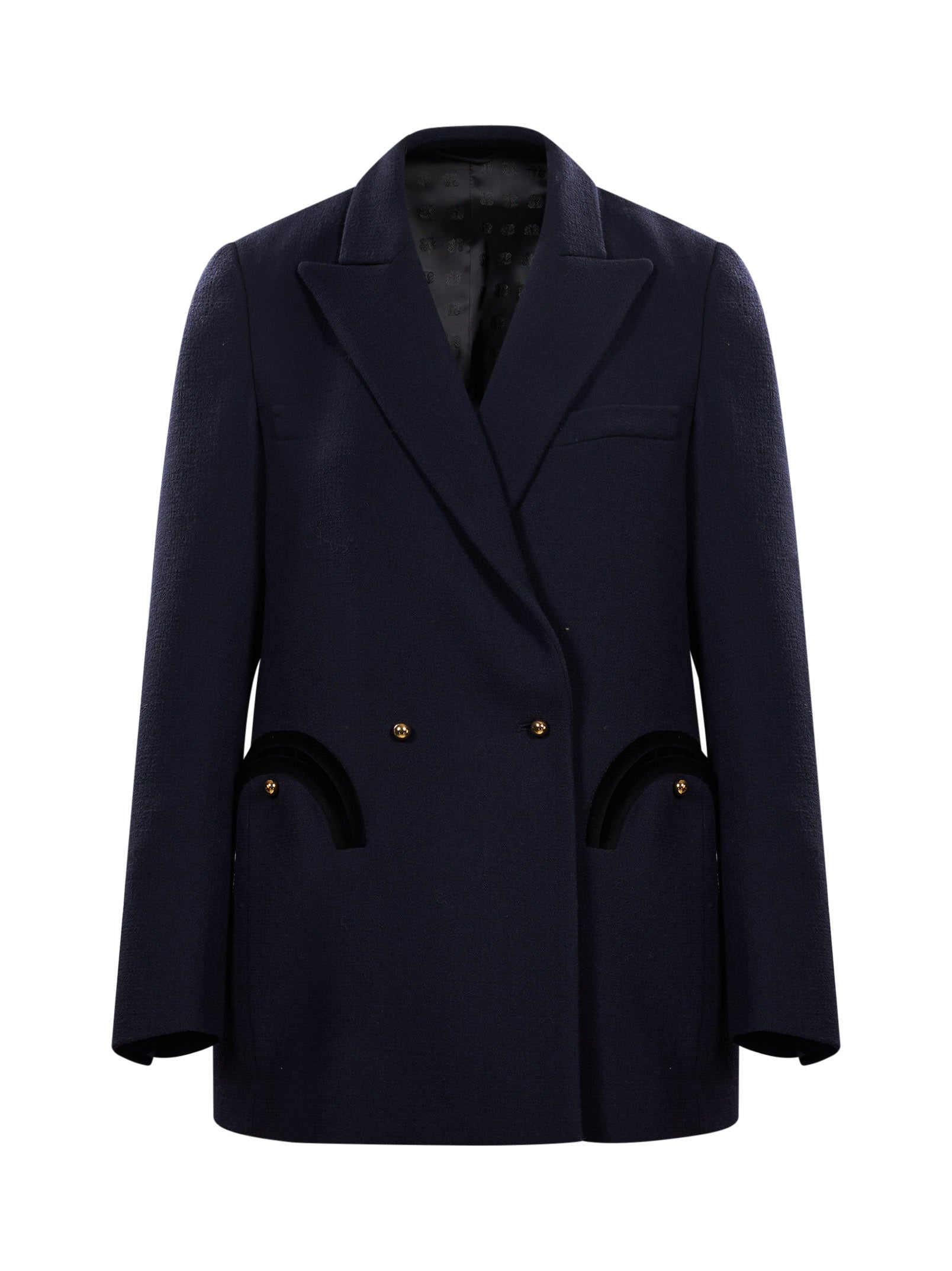 Blazer doppiopetto Resolute in blu 