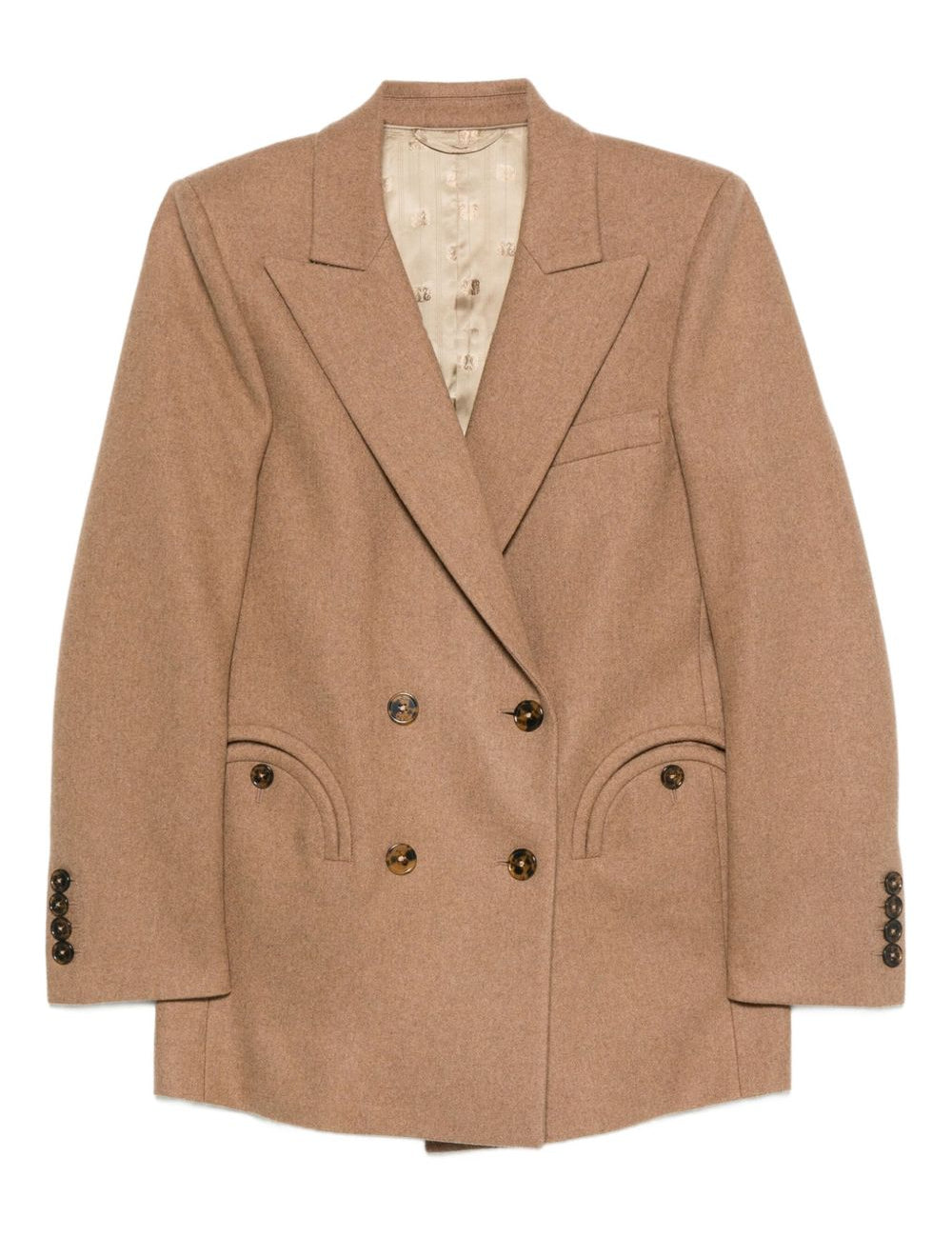 Blazer doppiopetto Cholita in beige 