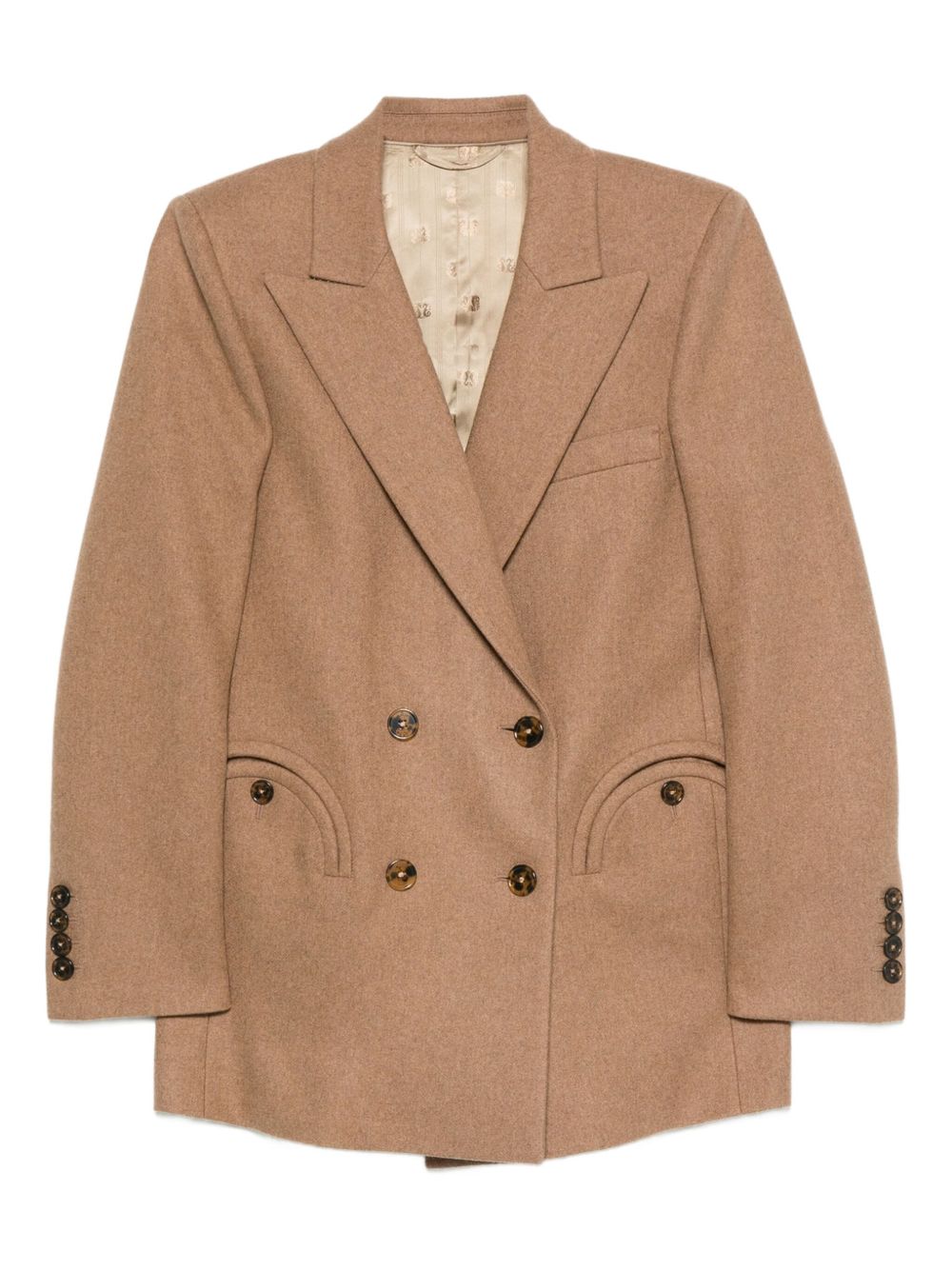 Blazer doppiopetto Cholita in beige 