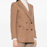 Blazer doppiopetto Cholita in beige 