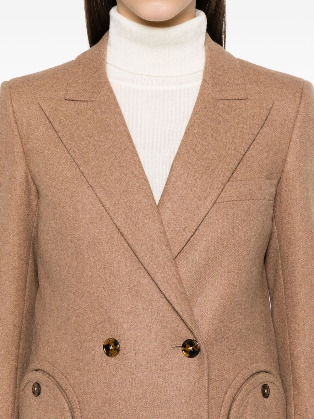 Blazer doppiopetto Cholita in beige 