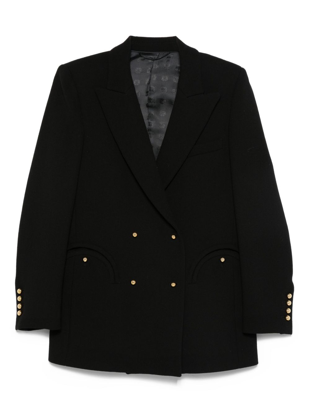 Blazer doppiopetto Resolute in nero 