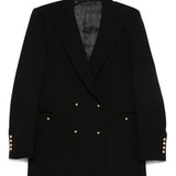 Blazer doppiopetto Resolute in nero 
