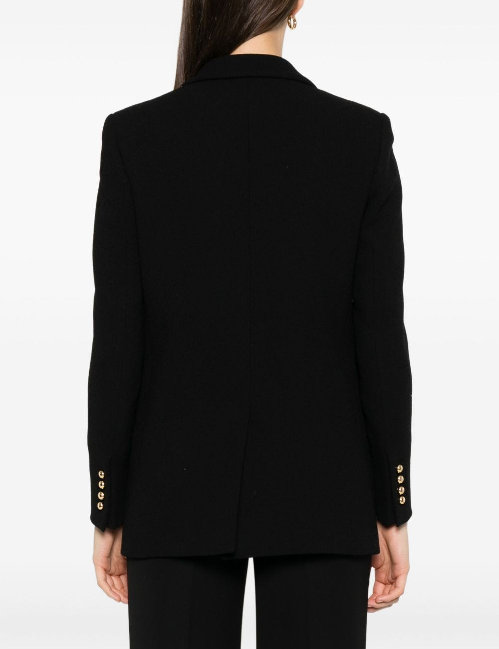 Blazer doppiopetto Resolute in nero 